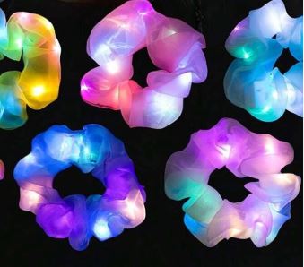 Glow in the Dark Scrunchies